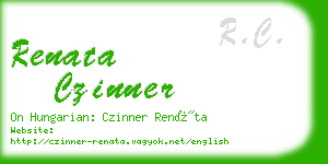 renata czinner business card